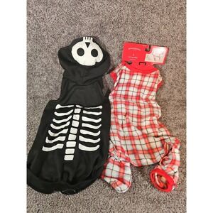 Set Of 2 Large Dog Outfits. Halloween And Holiday. New Target
